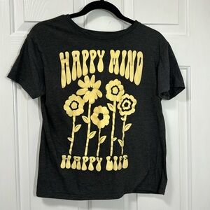 Modern Lux flower print tshirt size small